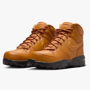 NIKE BOOTS MANOA LTR LEATHER‎ AGGRESSIVE TRACTIONS COLD WET DAYS SZ 5 Woman